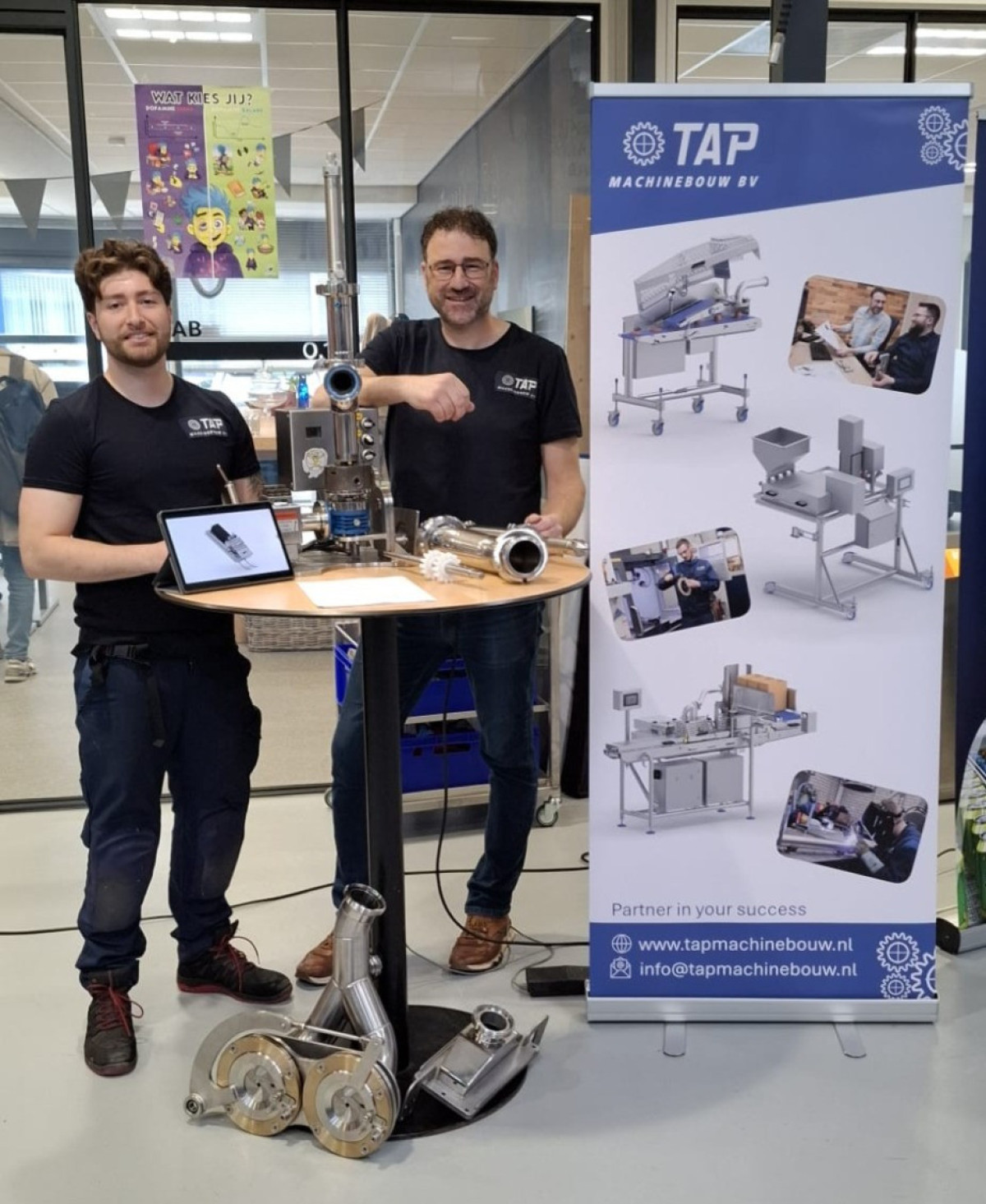 Tap Machinebouw aanwezig op de stagemarkt van ROC Mondriaan